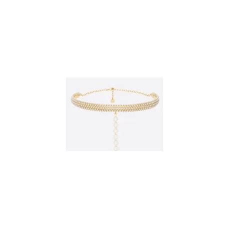 collier dior femme perle|dior rac de cou femme.